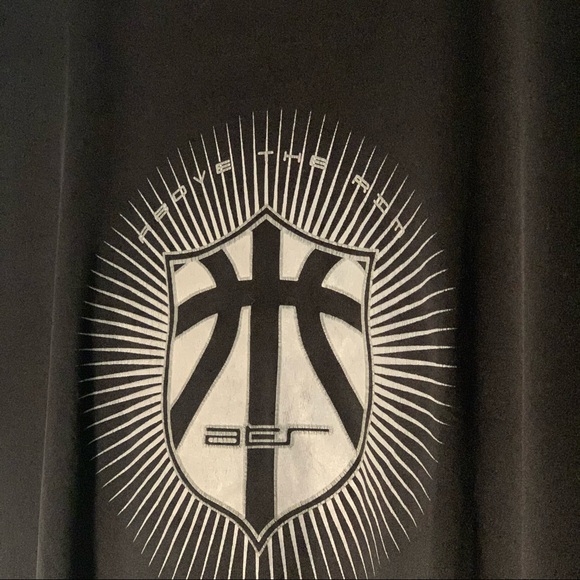 VTG Reebok 'Above the Rim' Men's Black Athletic Tee - Picture 3 of 4